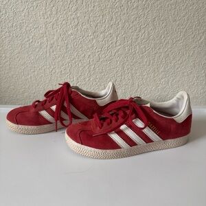 adidas Kids Red and White Sneakers